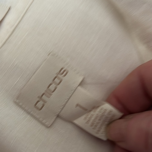 Chicos No Iron Linen Shirt - Picture 5 of 6